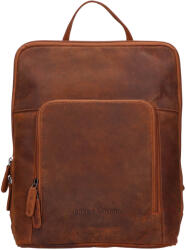 Greenwood Rucsac de dama vintage din piele Greenwood Paloma - maro deschis