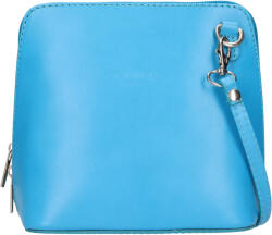 Italia Geantă de mână tip crossbody din piele Italia Sima - albastru