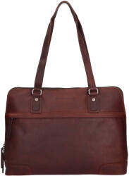 The Chesterfield Brand Geanta de dama din piele pentru laptop The Chesterfield Brand Alice - maro