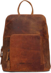 Greenwood Rucsac de dama vintage din piele Greenwood Anites - maro deschis