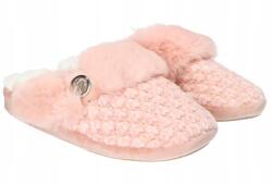 American Club SL08 Meleg, Elegáns Női Topánka, Szobacipő, Rózsaszín, 38-AS Méret (SL08/23)