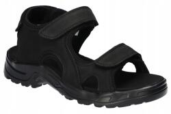 American Club CY113 Papucs, Eredeti, Masszív Bőr Szandál Fekete 39 (CY113/24)