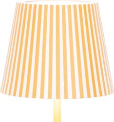 Zafferano Abajur Poldina Christmas, pentru lampă, galben, cu dungi (LD035142)
