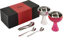 Alessi Set de accesorii pentru deserturi cu înghețată Alessi & Ice Cream, în cutie cadou, 5 piese (MMI01SET)