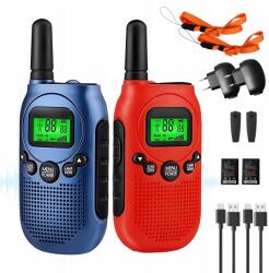 Walkie Talkie Rövidhullámú Sütő 2x Toki Könyök Nagy Hatótávolság 3KM-IG Pmr 1500mAh Vox (RWT3)