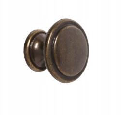 MSpa Gomb fogantyú patinás sárgaréz régi arany csavar a csomagban (35693)