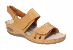  202 Flip-flop Papucs Női Bőr Szandál Bézs 41 (202)