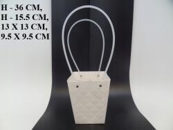 MartineX Kézitáska Ajándék Papírtáska Virág Dekoráció 36cm (Torebka)