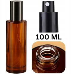  Barna 100 Ml-es Üvegpalack Fekete Porlasztóval, Magas Minőségű Spray