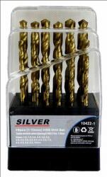 Silver Fém Fúrószár Titán KPL. 19db /silver (S10422/1)