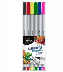 kidea Vékonyceruza Kidea 6 színben, fém jegyzettömb véggel (CI6KKA)
