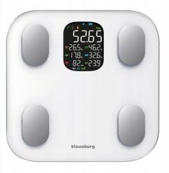  Fürdőszobai mérleg, elektronikus, testösszetétel analizátorral, fehér (KB-7855)