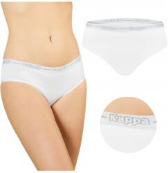 Kappa Márkás női alsónadrág Kappa sportos pamut kényelmes K2140 fehér S (KAPPA DAMSKIE FIGI LOGOWANA GUMA)