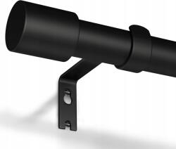  Geebobo Állítható Kihúzható Egyrudas Függönykarnis 76-380 cm Ø19 mm Fekete (B0CKVL7C7M)