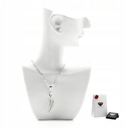  Nyaklánc Medál Toll 925 Ezüst Állítható Ajándék Doboz Kézzel készített (5906168091414)