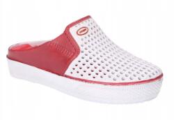  466 Női Piros Pihenő Szandál Papucs Klumpa Kerti Crocs 40 (WP14-466 RED)