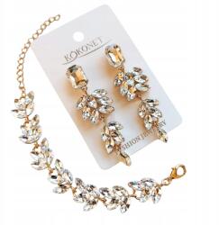 Kokonet Arany ékszerszett esküvőre, lakodalomra, szalagavatóra, ünnepekre, szilveszterre Glamour (3-0268 i 1-0115)