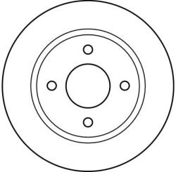 TRW Féktárcsa Nissan Micra Első