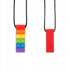  Terápiás Rágóka Gyerekeknek Stresszoldó Szilikon Nyaklánc (Gryzaki)