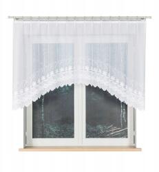  Jacquard kész karnis 80x400cm fehér nappali függöny (Jo400)