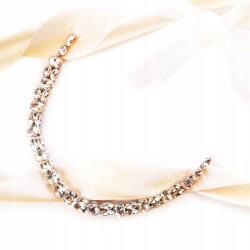 Kokonet Ezüst színű csomózott hajpánt Látványos esküvői (4-0151)