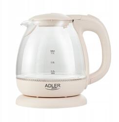 Adler Ad 1283 cream Üveg vízforraló 1, 0L (AD1283)