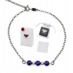  Női Karkötő Ezüst Lapis Lazuli Ezüst 925 Oxidált Ajándék (5906168090431)