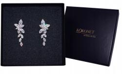 Kokonet Esküvői fülbevaló Aaa lógós ezüst kövekkel (8-0018)