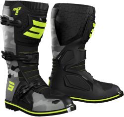 Shot Cross Cipő Offroad Cross Quad Atv Shot Race 2 Kid Camo Neon Yellow 38