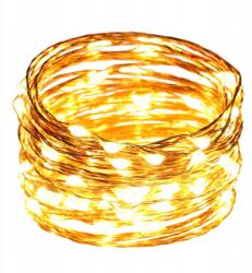 Decortrend Dekorációs Lámpák Dekoratív Led Drót Diódák Meleg Fény Akkumulátor 1, 9m (043441)