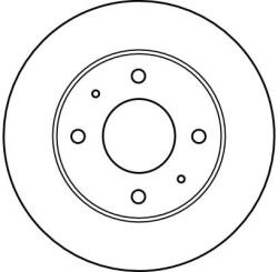 TRW Féktárcsa Mitsubishi P. Carisma/galant/space Star/space Wagon 87-04