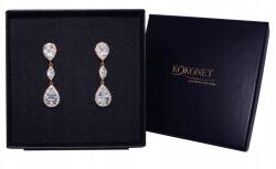 Kokonet Arany Fülbevaló dupla csepp alakú, minőségi Garancia (8-0344)