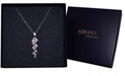 Kokonet Esküvői nyaklánc ezüst rusztikus boho levél (Naszyjnik ślub srebrny rustykalny LISTEK boho)