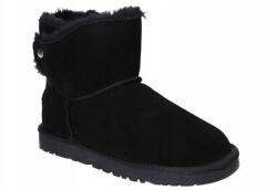  Dimar P053 Hótaposó Szőrme Bakancs Téli Bőr Női Cipő Fekete 39 (P053)