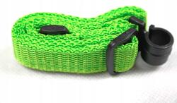 Kazoo Polska Univerzális ukulele szíj zöld neon állítható nylon póráz (PUUZ-01)
