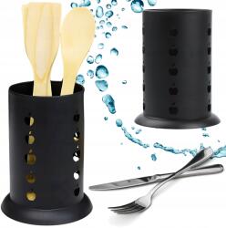  Csepegtető Evőeszköz Szárító Bögre Edény Tányér Fekete (OCIEKACZ NA SZTUĆCE SUSZARKA DO NACZYŃ)