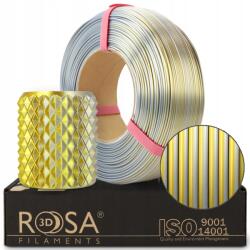 Rosa 3d Filament 3D nyomtatás Pla Magic Silk Gold-Silver arany-ezüst 1kg dual ReFill (4069)