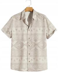 Shein Férfi Rövid Ujjú, Hétközi Casual Ing L Łyl