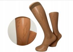 PREDA Női térdzokni Preda áttört mintás 1 pár Bézs mintás