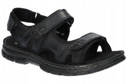 American Club CY147 Masszív, Eredeti Bőr Férfi Papucs Szandál Bk 45 (CY147)