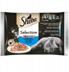 Sheba Selection in Sauce Hal ízek gyűjteménye Nedves szószban