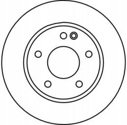 TRW DF4035 Féktárcsa Db P. W168 A-osztály