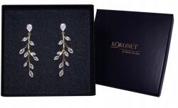 Kokonet Esküvői fülbevaló ajándék arany Elegáns levelek