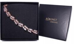 Kokonet Esküvői karkötő Virágos Karkötő Rózsaszín Arany (8-0152)