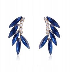 Kokonet Kék legyező szárny fülbevaló elegáns divatos különleges (3-0386)