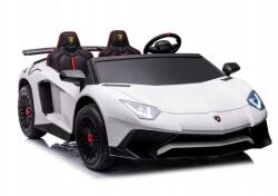 LeanToys Akkumulátoros autó Lamborghini XXL A8803 Fehér 24V (5905323216693)