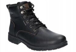 American Club RH117 Bélelt Elegáns Zokni Férfi Téli Cipő Blk 46 (RH117/23)