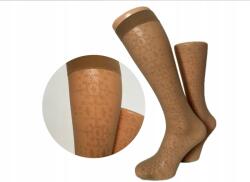 PREDA Női térdzokni Preda áttört mintás, mintás Bézs színű, 1 pár (5908256862)