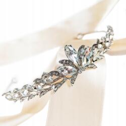 Kokonet Fejpánt levelekkel esküvőre, menyegzőre, boho, glamour stílusban (4-0189)