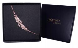 Kokonet Esküvői Karkötő rozé arany finom (BRANSOLETKA ŚLUBNA różowe złoto drobna)